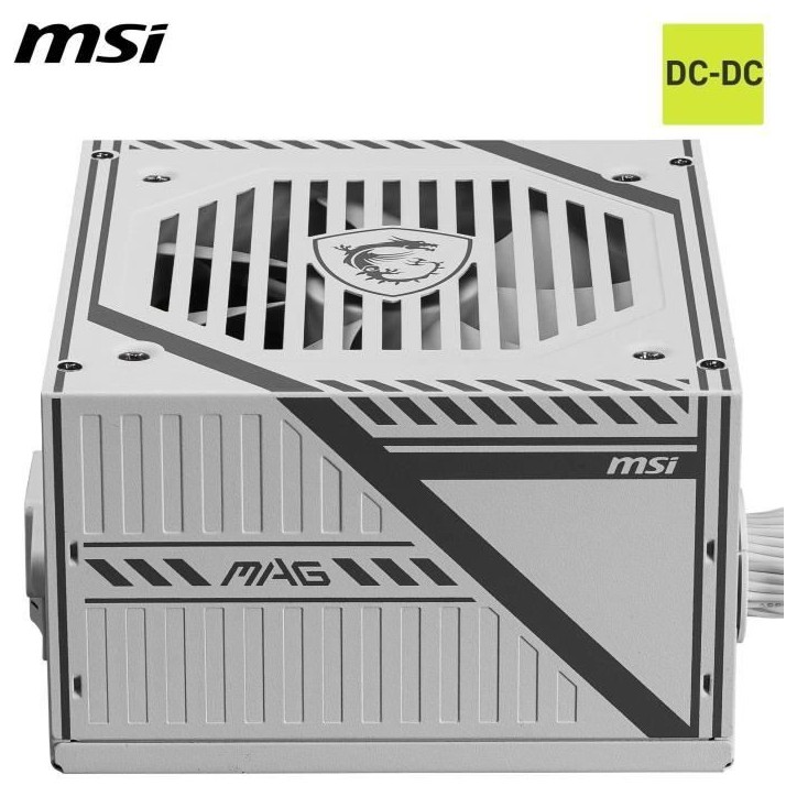 Alimentation PC - MSI - 306-7ZPAX27-HH9 - MAG A650BNL WHITE Alimentation PC - MSI - 306-7ZPAX27-HH9 - MAG A650BNL WHITE