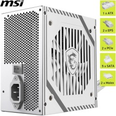 Alimentation PC - MSI - 306-7ZPAX27-HH9 - MAG A650BNL WHITE