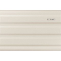 SAMSUNG - T7 Shield Beige - SSD Externe - 1 To - USB 3.2 - Vitesse lecture jusqu'a 1 050 Mo/s