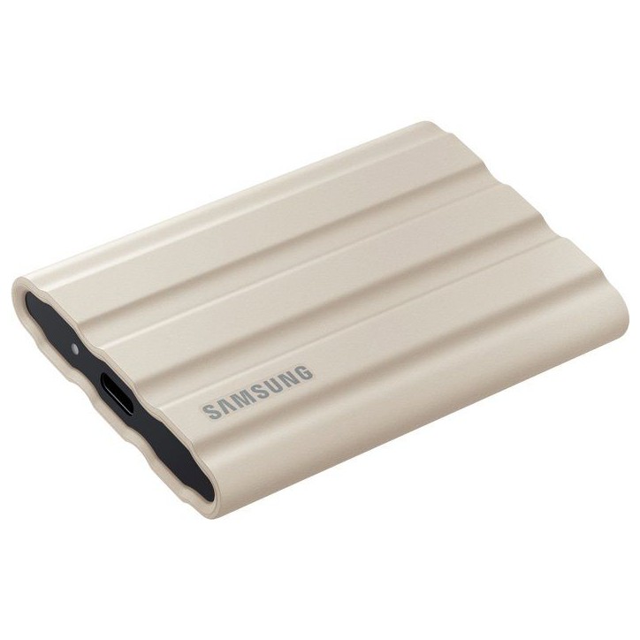 SAMSUNG - T7 Shield Beige - SSD Externe - 1 To - USB 3.2 - Vitesse lecture jusqu'a 1 050 Mo/s