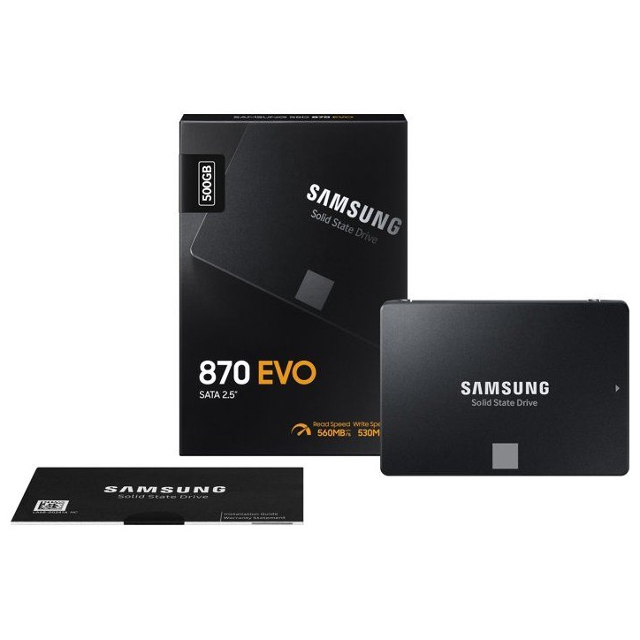 SAMSUNG - 870 EVO - SSD Interne - 250 Go - 2,5 (MZ-77E250B/EU) SAMSUNG - 870 EVO - SSD Interne - 250 Go - 2,5 (MZ-77E250B/EU)