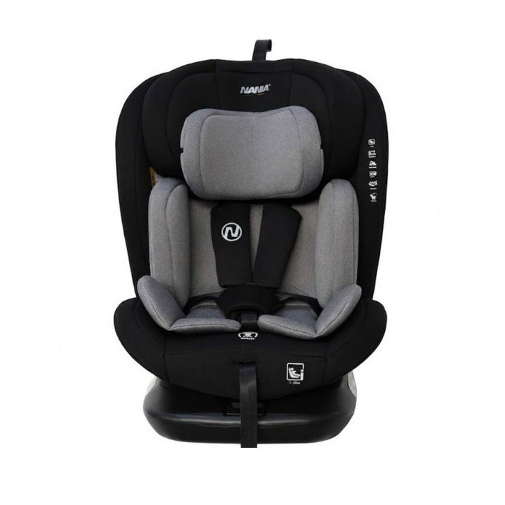 Siege auto - NANIA - COMO- 40-150 cm - i-Size - pivotant 360° - inclinable - avec réducteur Siege auto - NANIA - COMO- 40-150 cm - i-Size - pivotant 360° - inclinable - avec réducteur