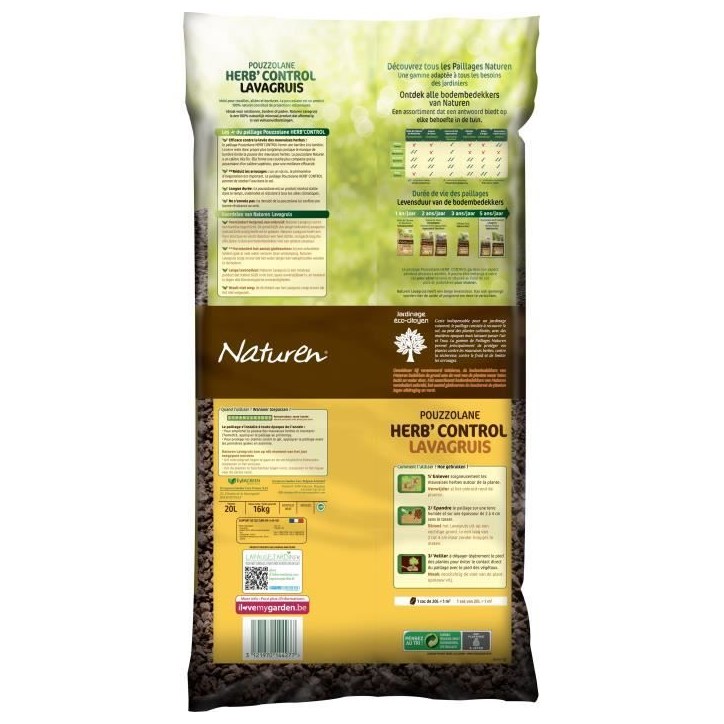 NATUREN Paillage Pouzzolane - 20L NATUREN Paillage Pouzzolane - 20L