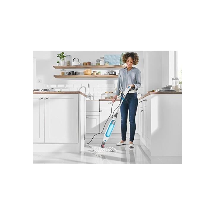 Balai vapeur Shark S6001EU - Nettoyage double face - 1050 W – Lingettes Lavables – Réservoir 350 ml Balai vapeur Shark S6001EU - Nettoyage double face - 1050 W – Lingettes Lavables – Réservoir 350 ml