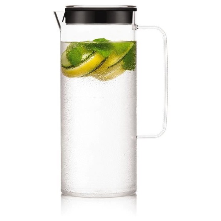 Pichet infuseur en plastique - BODUM - Melior - Couvercle - 1.2 l - Transparent