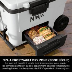 Glaciere roulante NINJA FrostVault 42 L - zone seche réfrigérée - b