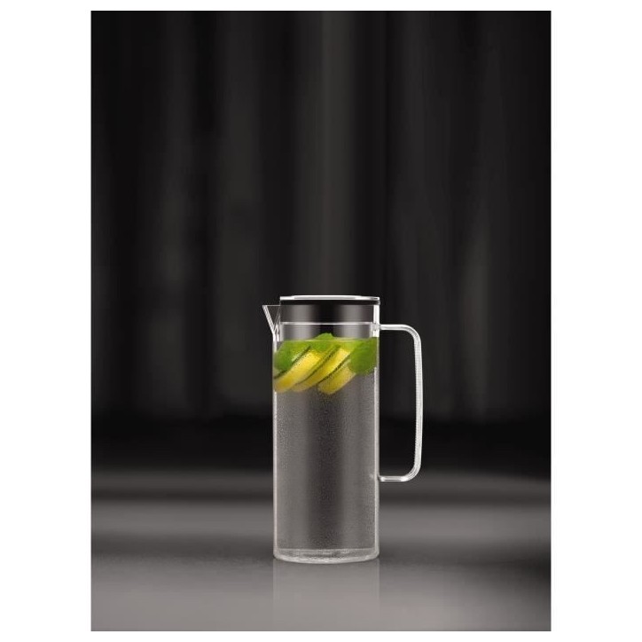 Pichet infuseur en plastique - BODUM - Melior - Couvercle - 1.2 l - Transparent