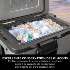 Glaciere roulante NINJA FrostVault 42 L - zone seche réfrigérée - g