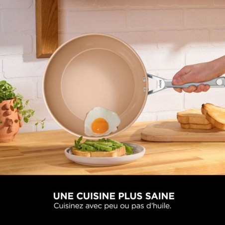 Sauteuse en céramique - Ninja - ExtendedLife CW90126EUI - 26 cm - Sans PFAS ni PFOA - Cuisson saine - Garantie 5 ans