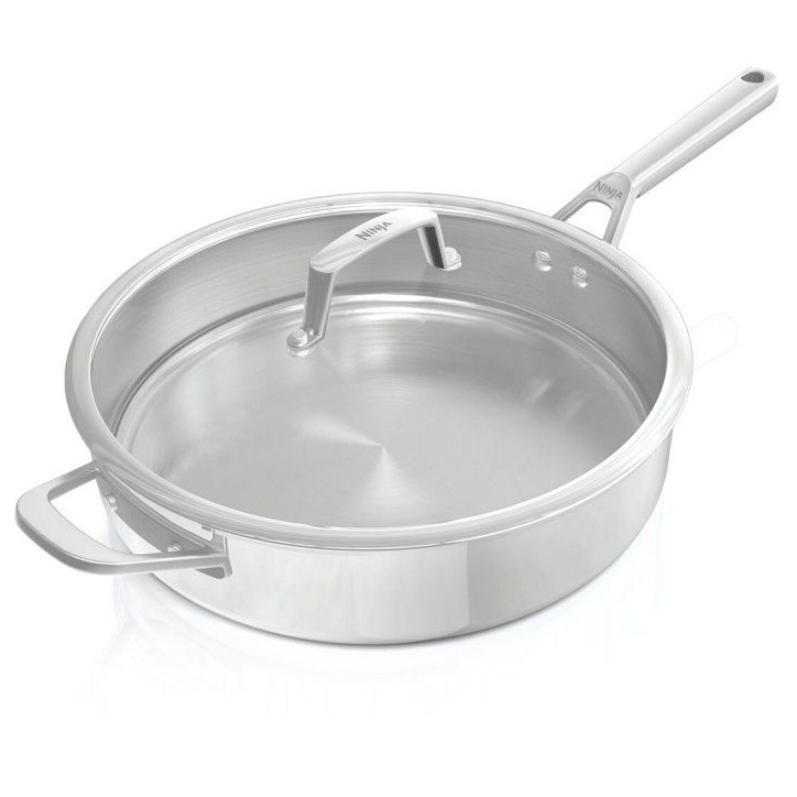 Sauteuse 26cm inox - Ninja EverClad - C90126EUI - construction 3 couches inox 18/10 - tous feux dont induction Sauteuse 26cm inox - Ninja EverClad - C90126EUI - construction 3 couches inox 18/10 - tous feux dont induction
