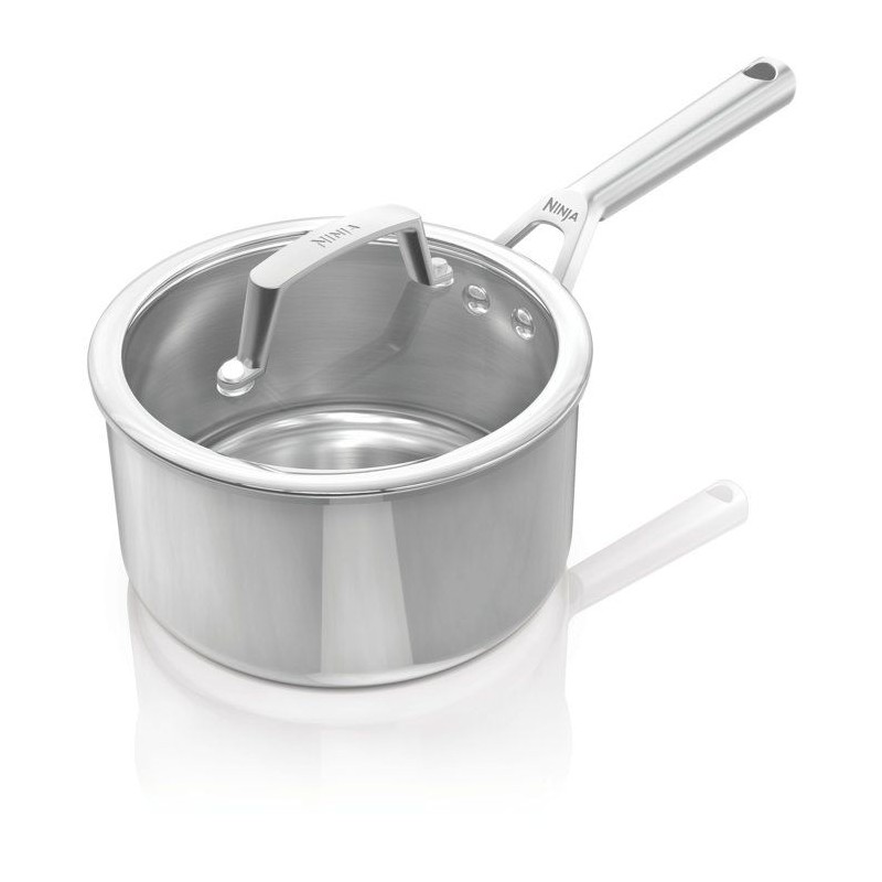 Casserole 18cm inox - Ninja EverClad - C90218EUI - 3 couches inox 18/1