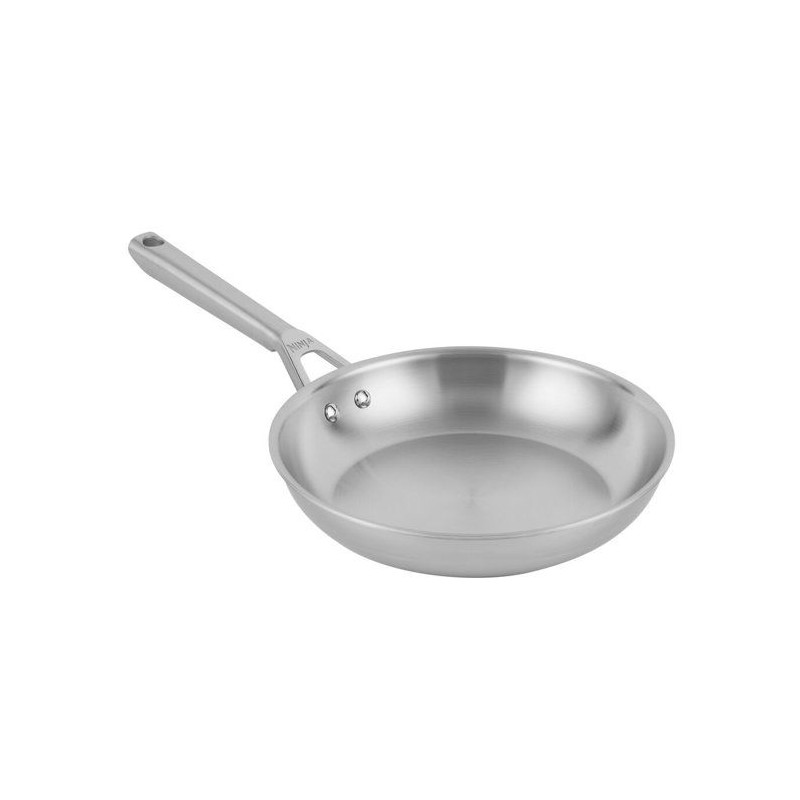 Poele 28cm inox - Ninja EverClad - C90028EUI - 3 couches inox 18/10 -