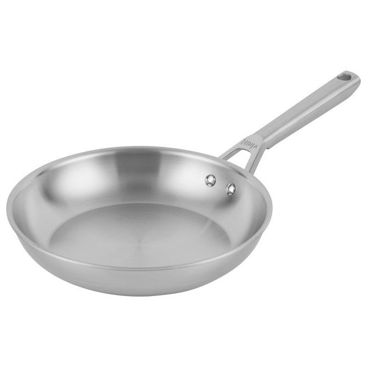 Poele 24cm inox - Ninja EverClad - C90024EUI - 3 couches inox 18/10 - tous feux induction - four 300°C Poele 24cm inox - Ninja EverClad - C90024EUI - 3 couches inox 18/10 - tous feux induction - four 300°C