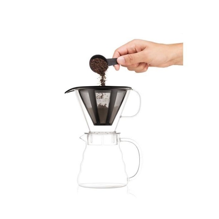 MELIOR Cafetiere, filtre permanent maille inox, 5 tasses, 0.6 l MELIOR Cafetiere, filtre permanent maille inox, 5 tasses, 0.6 l