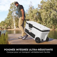 Glaciere roulante NINJA FrostVault 61 L - zone seche - blanc - FB265EU