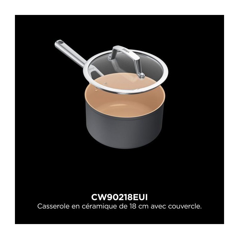 Casserole en céramique - Ninja - ExtendedLife CW90218EUI - 18 cm avec
