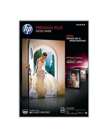 Papier photo HP Premium Plus - 300 g/m2 - A4 - 20 feuilles