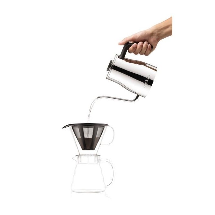 MELIOR Cafetiere, filtre permanent maille inox, 5 tasses, 0.6 l MELIOR Cafetiere, filtre permanent maille inox, 5 tasses, 0.6 l