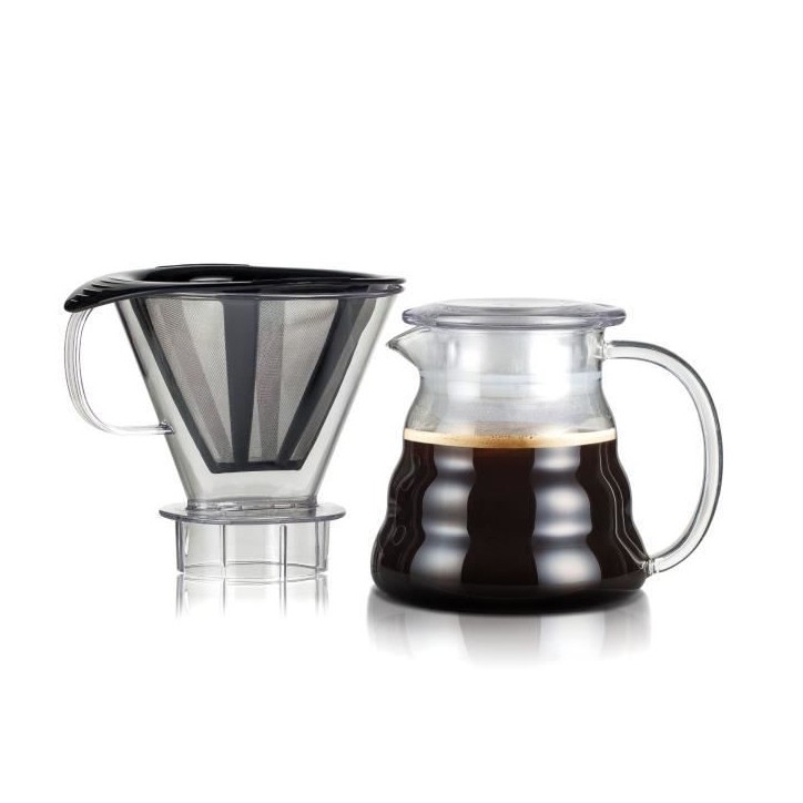 MELIOR Cafetiere, filtre permanent maille inox, 5 tasses, 0.6 l MELIOR Cafetiere, filtre permanent maille inox, 5 tasses, 0.6 l