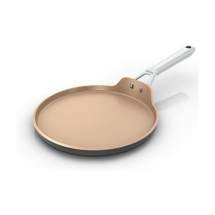 Crepiere en céramique - Ninja - ExtendedLife CW90624EUI - 24 cm - Poele a pancake - Sans PFAS ni PFOA - Garantie 5 ans