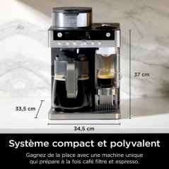 Machine a café 2en1 filtre et capsules NINJA Prestige - CFN802EU - Bu