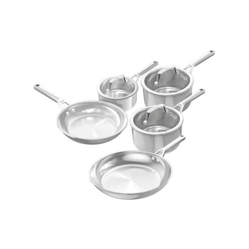 Batterie de cuisine 8 pieces en inox - Ninja - EverClad C95005EUI - Po