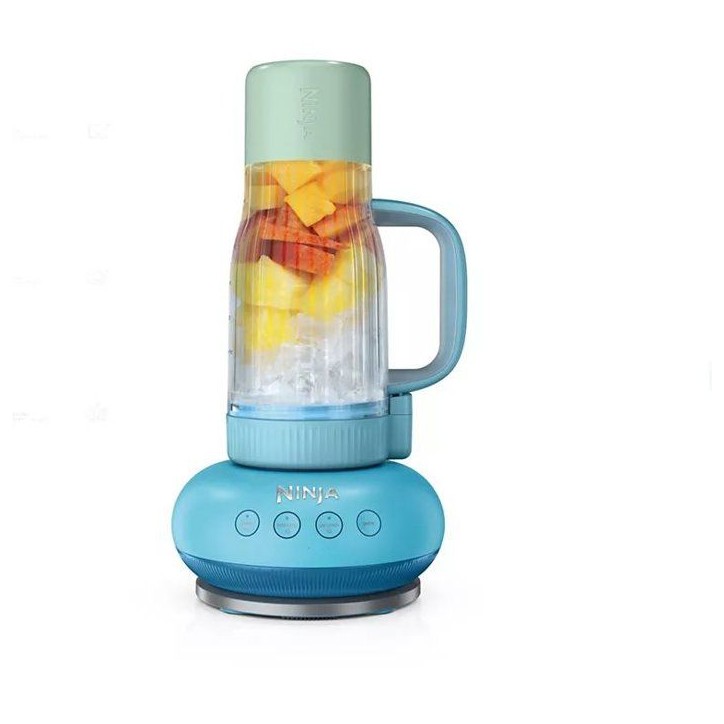 Blender - NINJA - BlendBoss DB351EUBL - 1200 W - 3 programmes - Gobelet 760 ml avec poignée - Sans BPA - Framboise bleue