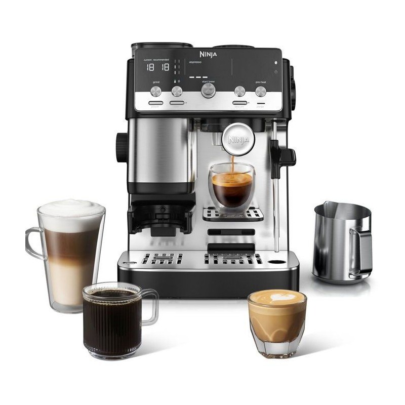 Machine a café compacte 2 en 1 NINJA Luxe - ES301EU - BaristaAssist,