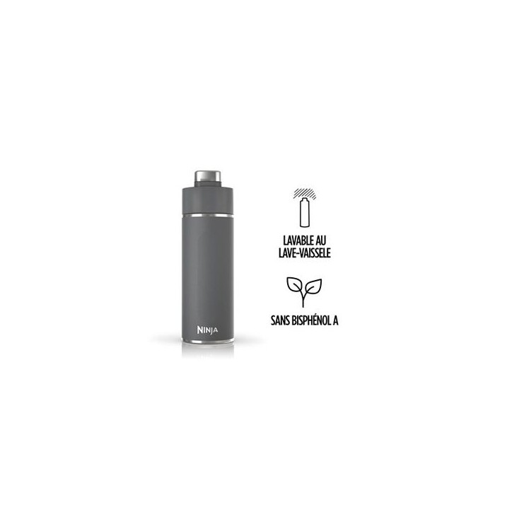 Gourde isotherme Thirsti - NINJA - Gris- 700 ml - Acier inoxydable Gourde isotherme Thirsti - NINJA - Gris- 700 ml - Acier inoxydable