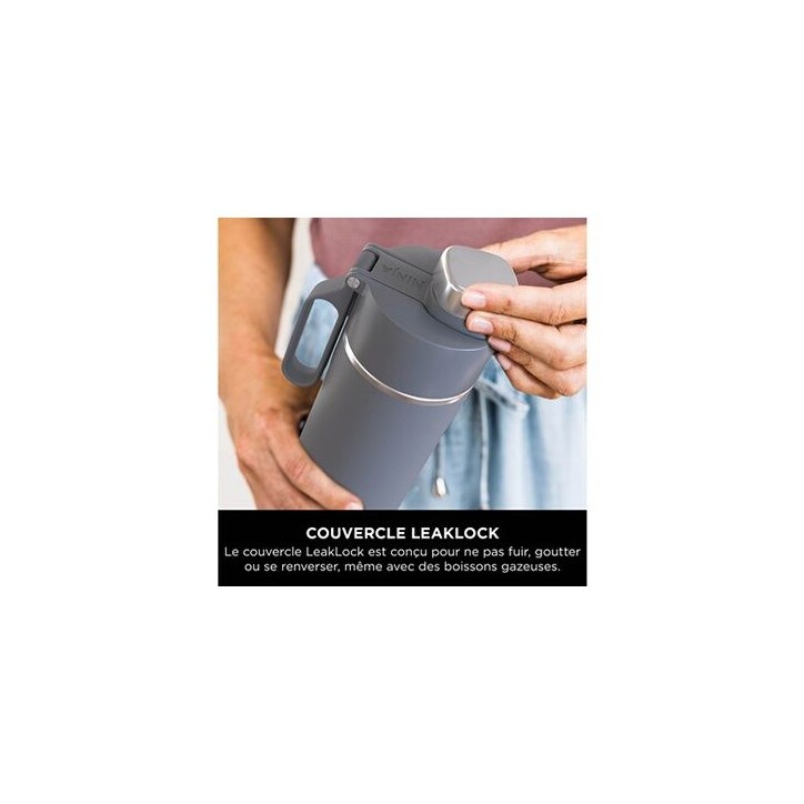 Gourde isotherme Thirsti - NINJA - Gris- 700 ml - Acier inoxydable Gourde isotherme Thirsti - NINJA - Gris- 700 ml - Acier inoxydable