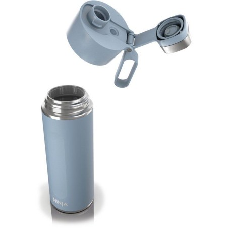 Gourde isotherme Thirsti - NINJA - Bleu Denim - 530 ml - Acier inoxydable