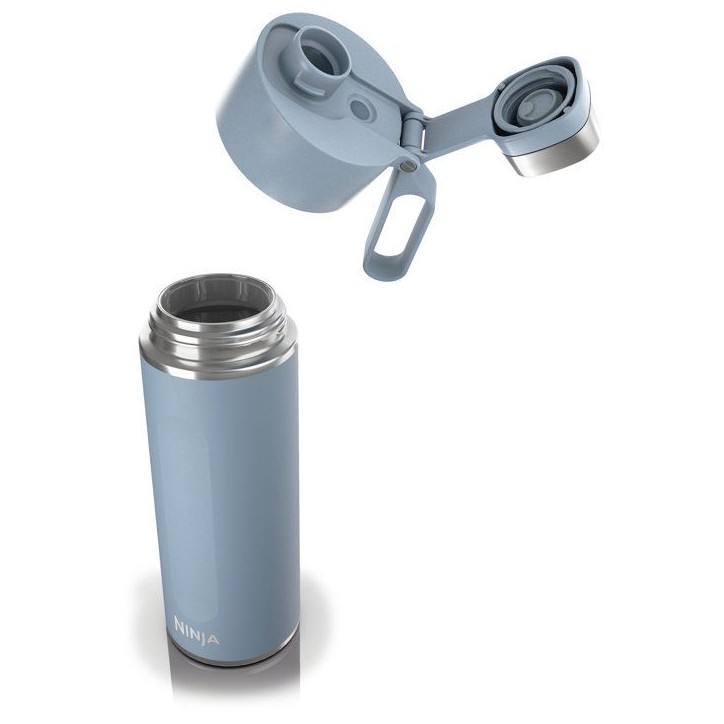 Gourde isotherme Thirsti - NINJA - Bleu Denim - 530 ml - Acier inoxydable