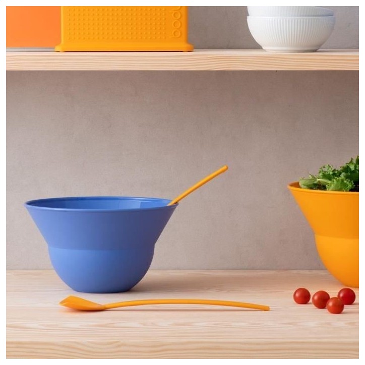 Ensemble de 2 bols 3 L et 4.9 L avec couverts a salade - BODUM - Topee - Matisse Ensemble de 2 bols 3 L et 4.9 L avec couverts a salade - BODUM - Topee - Matisse