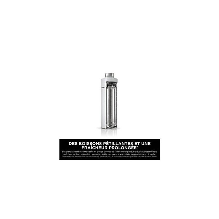Gourde isotherme Thirsti - NINJA - Blanche - 700 ml - Acier inoxydable Gourde isotherme Thirsti - NINJA - Blanche - 700 ml - Acier inoxydable