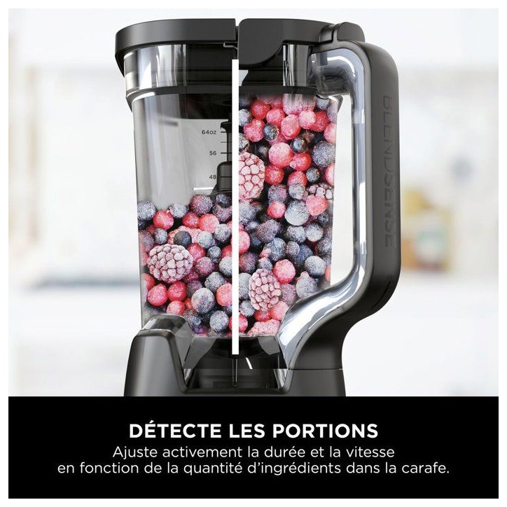 Mixeur Ninja Detect Power 3-en-1 TB401EU - 1200W - 20 modes - Bol 2L - Gobelet 680ml - Noir Mixeur Ninja Detect Power 3-en-1 TB401EU - 1200W - 20 modes - Bol 2L - Gobelet 680ml - Noir
