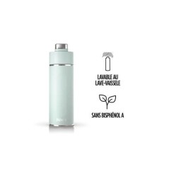Gourde isotherme Thirsti - NINJA - Vert - 700 ml - Acier inoxydable