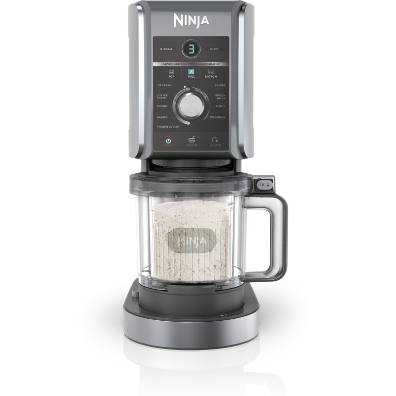Machine a glaces et sorbetiere NINJA - CREAMi Deluxe NC502EU - 2 pots