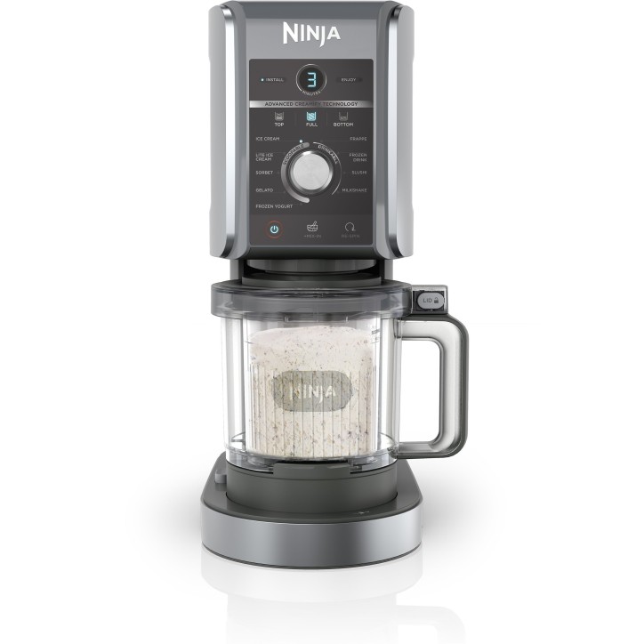 Machine a glaces et sorbetiere NINJA - CREAMi Deluxe NC502EU - 2 pots inclus 709ml - 10 programmes Machine a glaces et sorbetiere NINJA - CREAMi Deluxe NC502EU - 2 pots inclus 709ml - 10 programmes