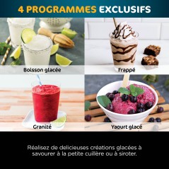 Machine a glaces et sorbetiere NINJA - CREAMi Deluxe NC502EU - 2 pots