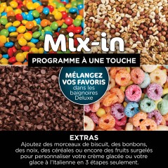 Machine a glaces et sorbetiere NINJA - CREAMi Deluxe NC502EU - 2 pots