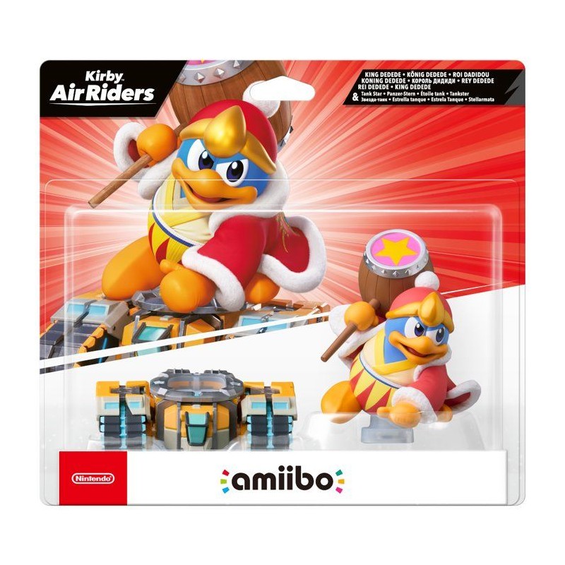 Figurine Amiibo - Roi Dadidou & Étoile Tank • Collection Kirby