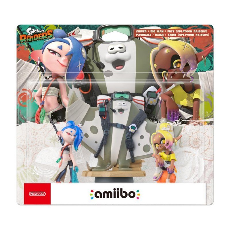 Figurine Amiibo - Pasquale, Raimi & Angie • Collection Splatoon