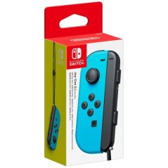 Manette Joy-Con gauche Bleu Néon pour Nintendo Switch (Batterie rempl
