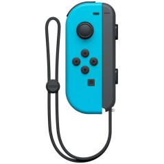 Manette Joy-Con gauche Bleu Néon pour Nintendo Switch (Batterie remplaçable)
