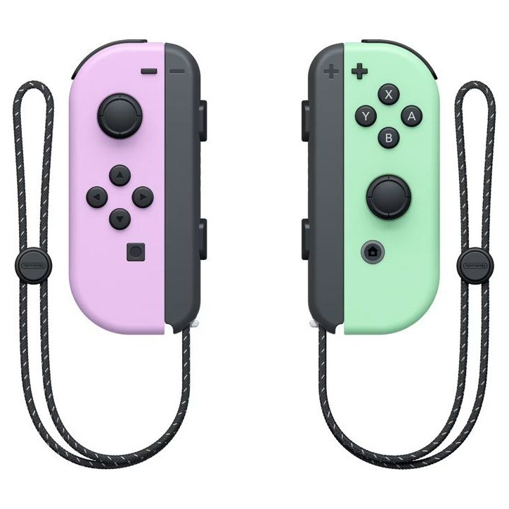 Paire de manettes Joy-Con Violet Pastel & Vert Pastel pour Nintendo Switch (Batterie remplaçable) Paire de manettes Joy-Con Violet Pastel & Vert Pastel pour Nintendo Switch (Batterie remplaçable)
