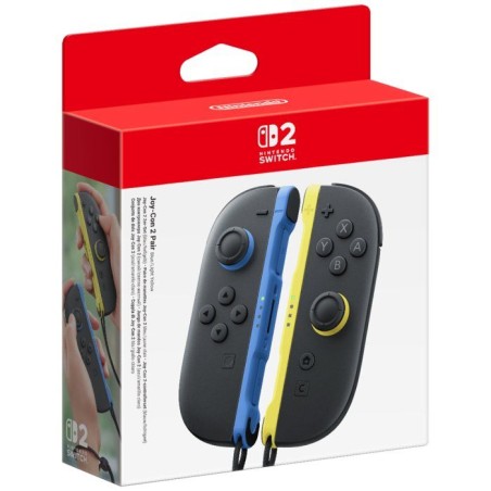 Paire de manettes Joy-Con 2 Bleu & Jaune Clair pour Nintendo Switch 2