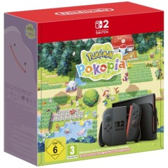 Console Nintendo Switch 2 • Bleu Clair & Rouge Clair + Pokémon Poko