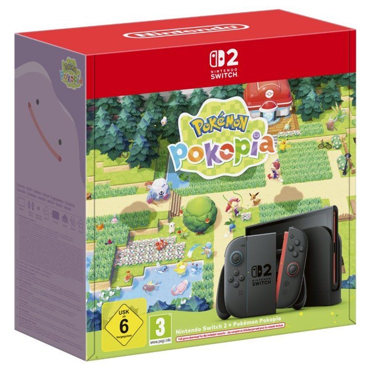 Console Nintendo Switch 2 • Bleu Clair & Rouge Clair + Pokémon Pokopia (Code) Console Nintendo Switch 2 • Bleu Clair & Rouge Clair + Pokémon Pokopia (Code)