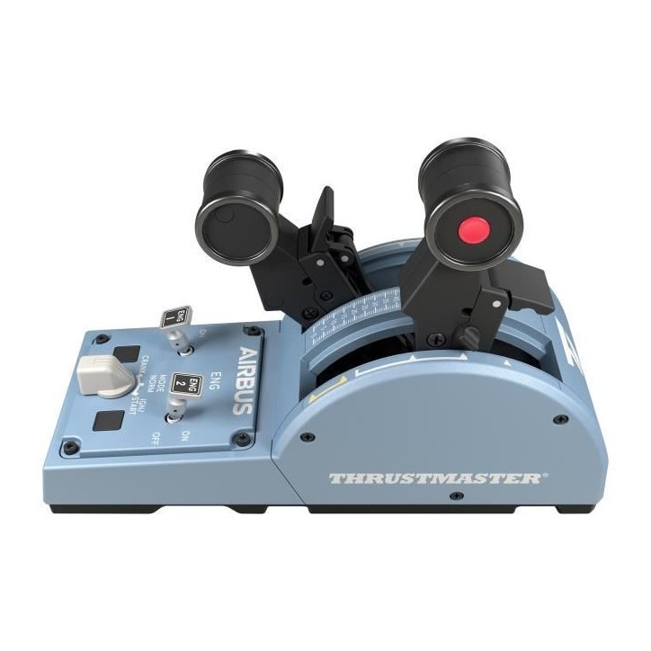 THRUSTMASTER Joystick TCA Officer Pack Airbus Edition : Réplique ergonomique du Mini-manche et Quadrant Airbus THRUSTMASTER Joystick TCA Officer Pack Airbus Edition : Réplique ergonomique du Mini-manche et Quadrant Airbus