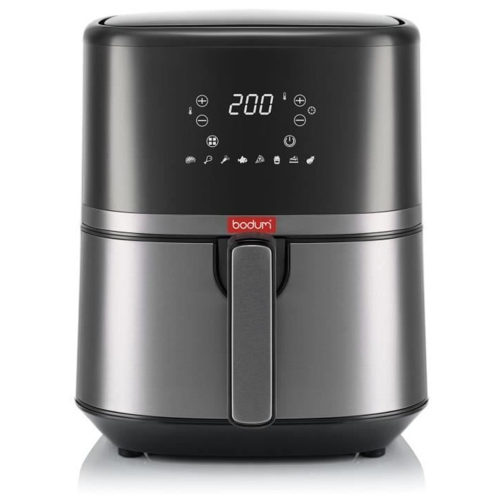 Friteuse sans huile - BODUM - 4,5L - 1500 W - Noir Friteuse sans huile - BODUM - 4,5L - 1500 W - Noir